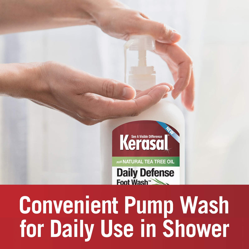 Kerasal Daily Defense Foot Wash Daily Cleanser for Feet, 12 Ounce (Packaging May Vary) 12 Ounce (Pack of 1) - BeesActive Australia