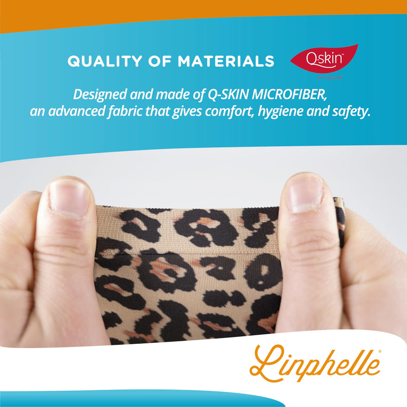 Coverpicc - Upper Arm Cover for Picc Line, Soft Microfiber Arm Sleeve, Ideal for Picc Line, Glucose Sensor Small Leopard - BeesActive Australia