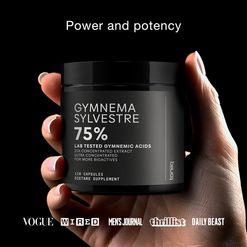 Gymnema Sylvestre ‚Äì Ultra High Potency 25:1 Extract Standardized to 75% Gymnemic Acids ‚Äì 500mg Clinical Dose ‚Äì Triple-Tested Purity ‚Äì 360 Vegan Capsules - BeesActive Australia