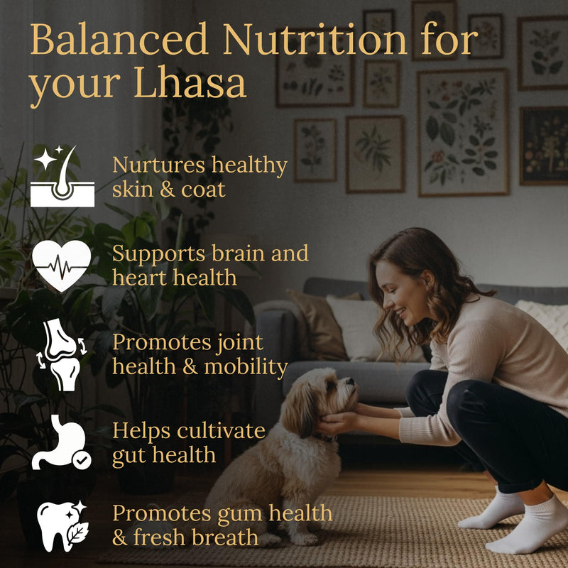 Lhasa Apso Multivitamins, 90 Count, Made in the USA with Real Bacon.