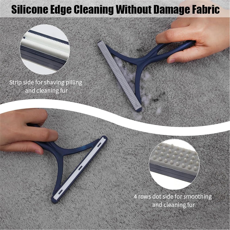 3-Pack Pet Hair Removal Tool,Dog Cat Hair Remover,Lint Shaver Cleaner Pro,Fur Removal Tool,Portable Carpet Scraper,Carpet Rake,Pet Hair Brush for Carpet,Clothes,Car Mats,Couch,Pet Bed,Furniture - BeesActive Australia