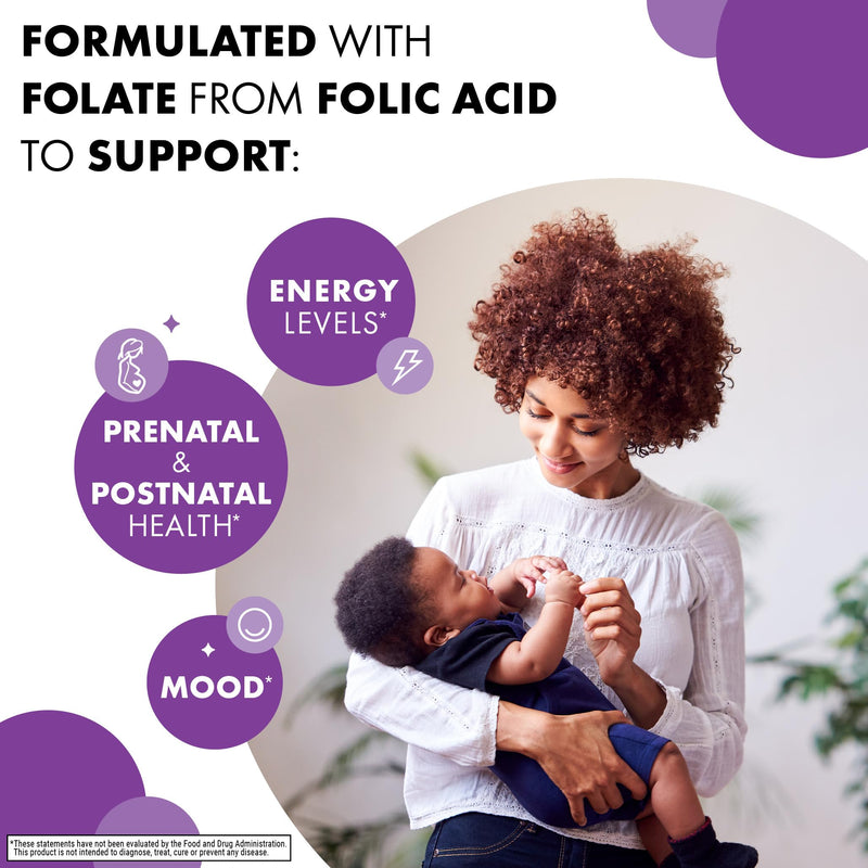 Bluebonnet Nutrition Folic Acid 400 mcg, Prenatal & Postnatal Health*, Non-GMO, Vegan, Kosher Certified, Gluten-Free, Soy-Free, Dairy-Free, 90 Vegetable Capsules, 90 Servings | Prenatal & Postnatal Health; Non-GMO, Vegan, Kosher Certified, Gluten-Free,...