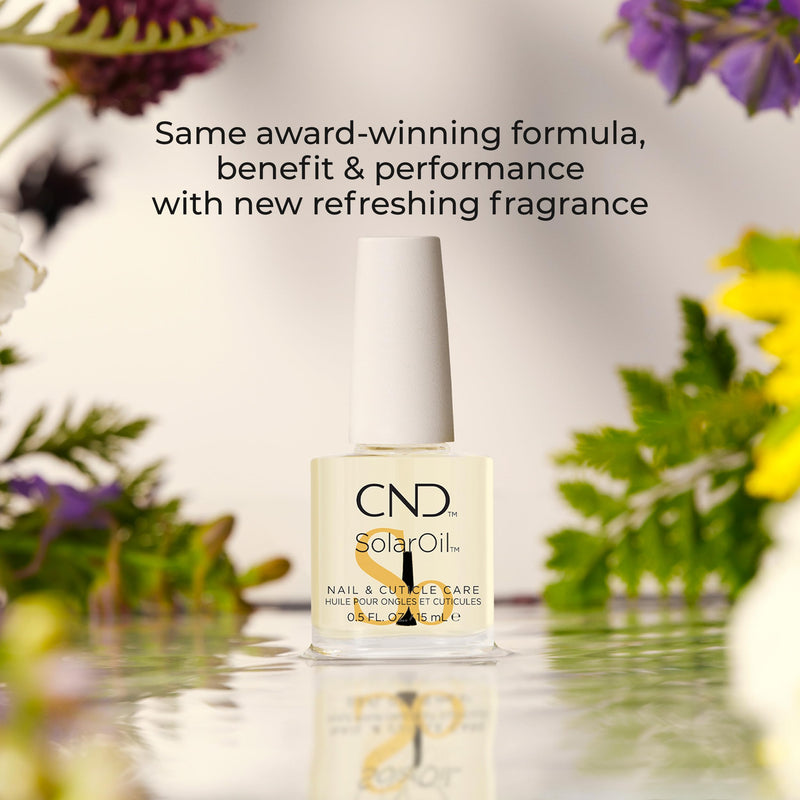 CND Cuticle Couple, SolarOil + Cuticle Eraser, Natural Blend Oils, Moisturizes and Conditions Skin, Gentle Exfoliator, 0.5 fl oz. - BeesActive Australia