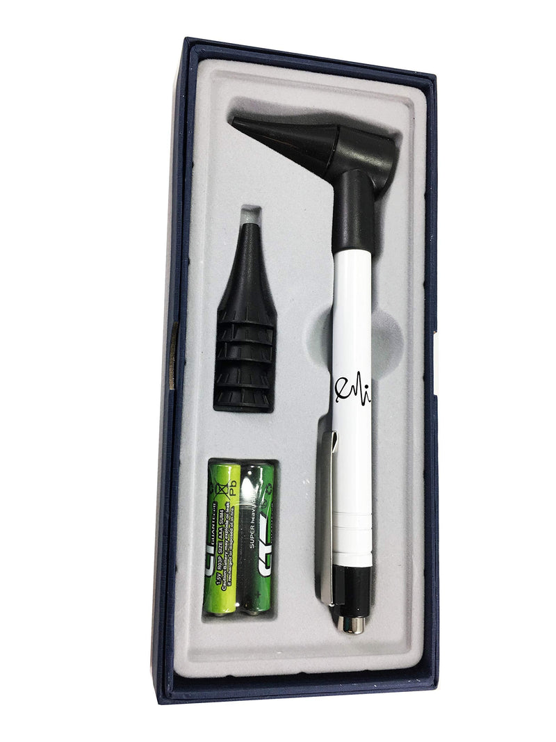 EMI Medical Pocket Otoscope with Click Trigger EOM-956 - White - BeesActive Australia