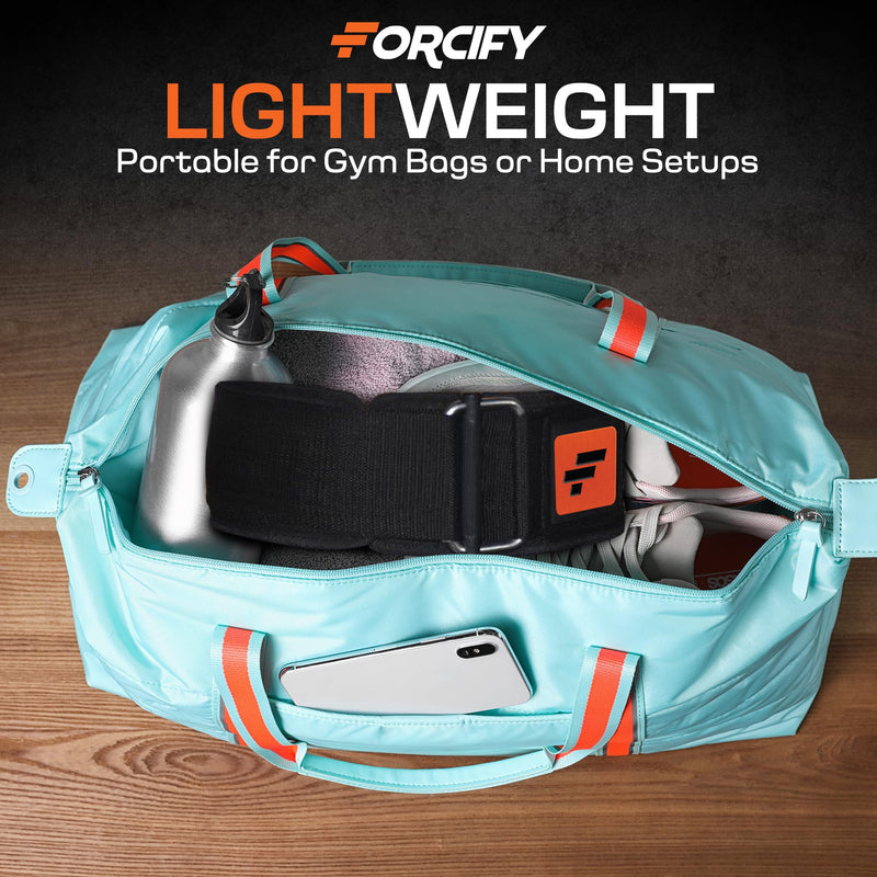 Belt Squat Weightlifting Belt – 59.8" x 4" Adjustable Nylon Gym Belt with Metal Buckle – Lifting Support for Men and Women