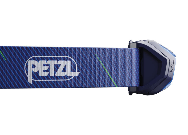 PETZL Tikka Headlamp - Compact 350 Lumen Light with Red Lighting, for Hiking, Climbing, Running, and Camping - Blue