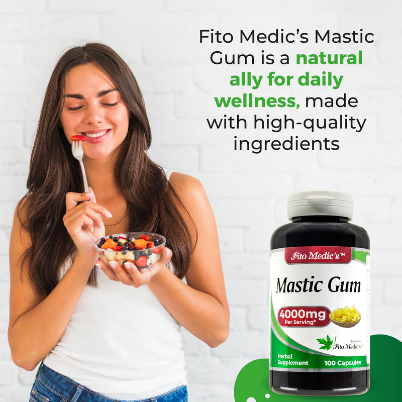 Lab - Mastic Gum - 100 Capsules.