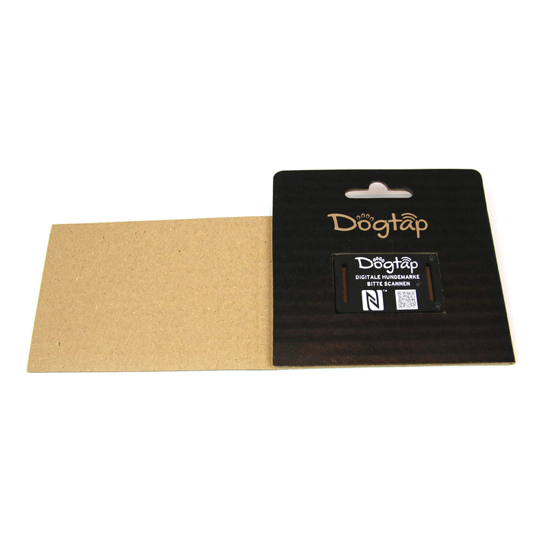 DOGTAP Light Small - The intelligent dog tag with NFC chip, 50x30mm black - BeesActive Australia