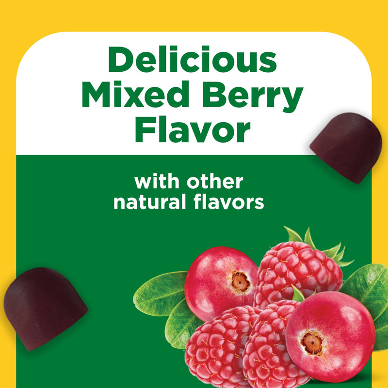 Nature Made Cranberry with Vitamin C Gummies for Adults, 50 Gummies | Cranberry Supplement for Urinary Tract Health for Women and Men, Antioxidant Support, Mixed Berry Flavor, 25 Day Supply