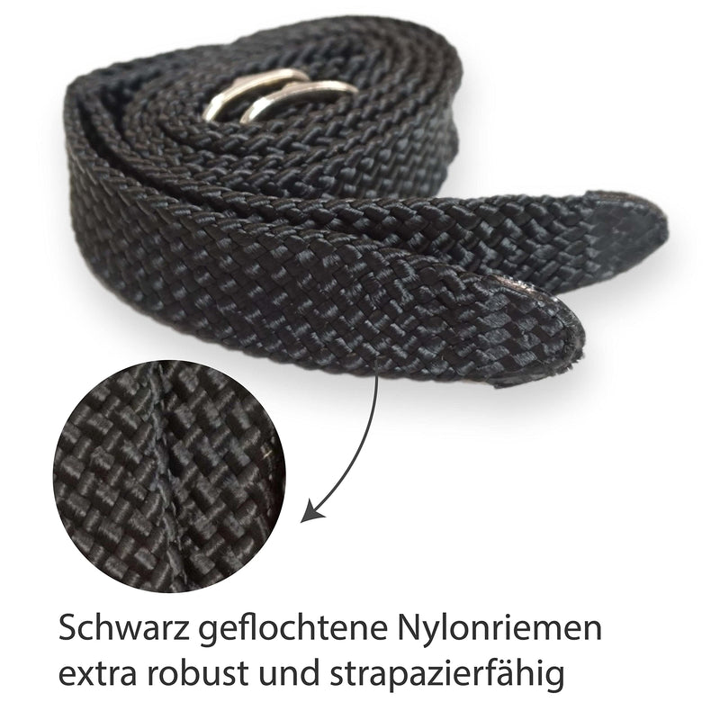 Pferdelinis spur straps in black, 2 pieces for spurs, replacement straps, size adjustable, perfect fixation of riding spurs - BeesActive Australia