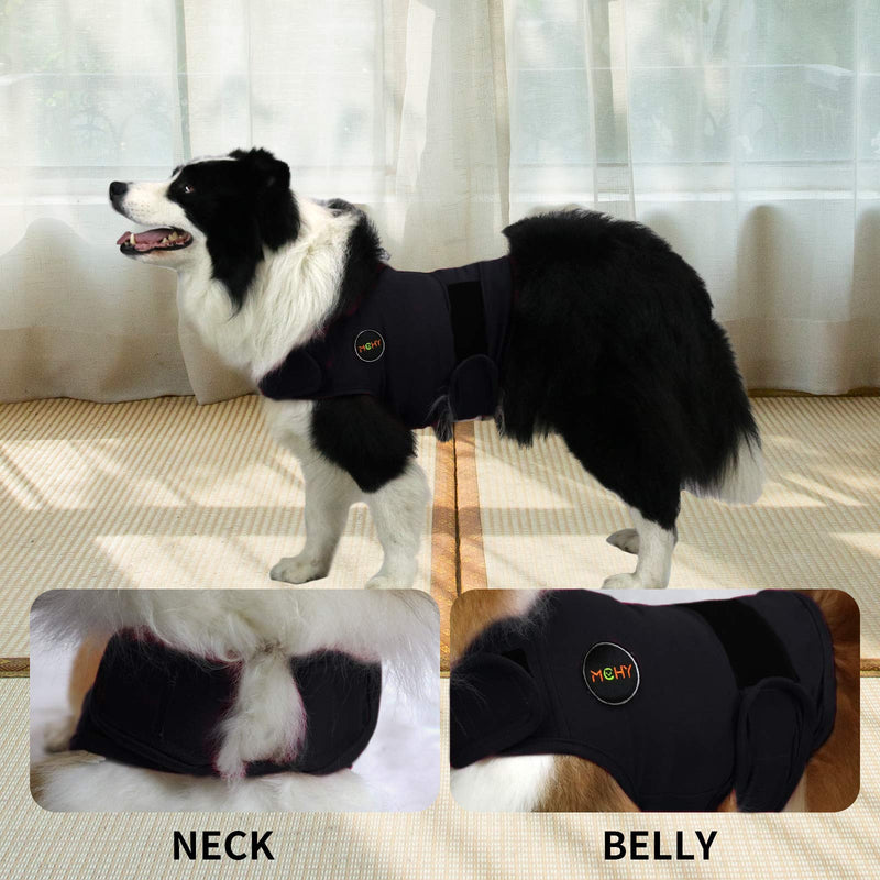 MCHY Dog Anxiety Vest, Anxiety Relief for Dogs, Dog Calming Coat (Grey XL) X-Large Gray