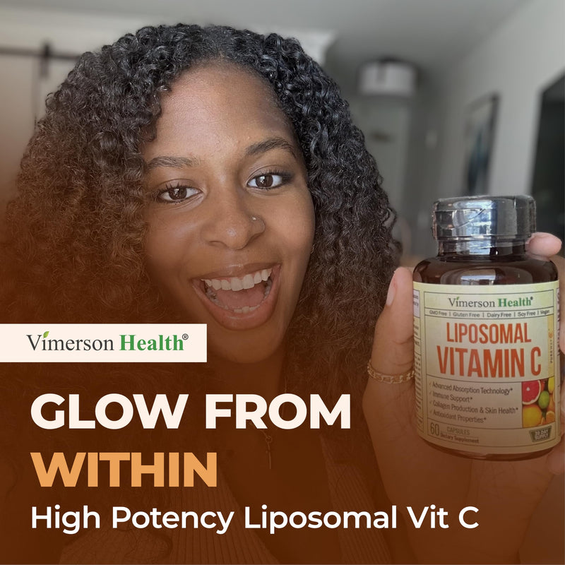 Liposomal Vitamin C 1000mg - Premium Absorption Vitamin C Powder - Immune Support Supplement - Vitamina C 1000mg - High Potency for Antioxidant Support - Gentle on Digestion & Fast Uptake. 60 Capsules 60 Count (Pack of 1)