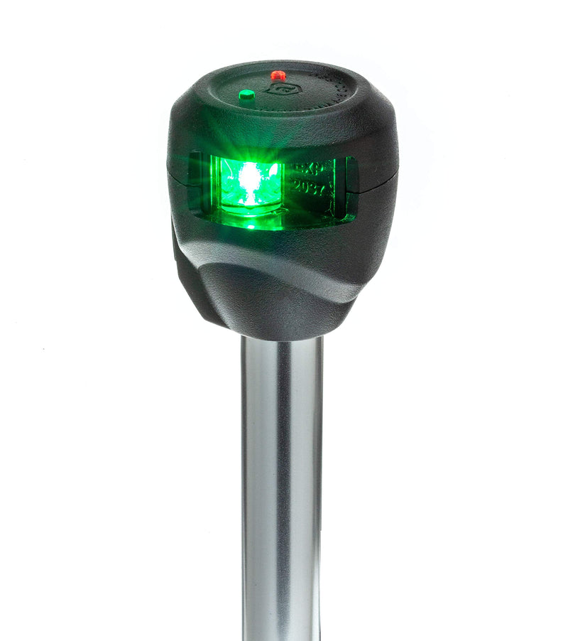 attwood NV6LC2-10-7 Marine Bi-Color LightArmor LED Navigation Pole Light, 10-Inch, Red/Green 10 Inch