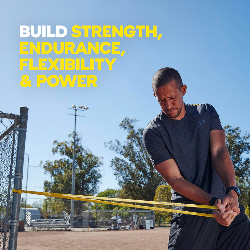 TRX Training Strength Band Set, Full-Body Resistance Bands for Home and Gym Use, Resistance Bands for Working Out 25 lbs - 50 lbs - BeesActive Australia