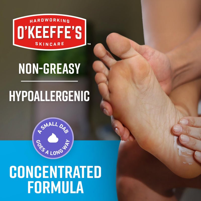 O'Keeffe's for Healthy Feet Night Treatment Foot Cream - 7 oz Tube (1 Pack) - Guaranteed Overnight Relief for Extremely Cracked, Dry Feet, Repairing Skincare, Instantly Boosts and Retains Moisture Levels 7 Ounce (Pack of 1) - BeesActive Australia