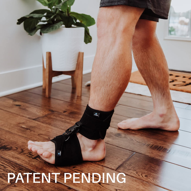 Dosh AFO Foot Drop Brace - Drop Foot Brace for Walking - AFO - Unisex (Black) Black - BeesActive Australia