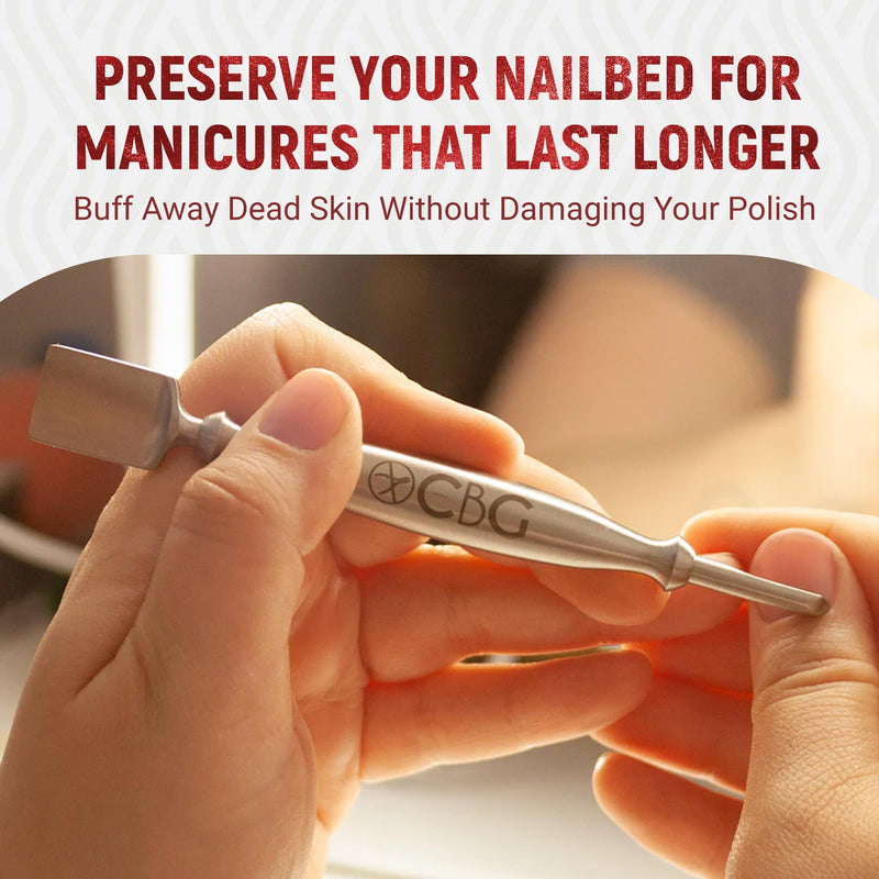 Nail Care & Cuticle Remover Tool with Interchangeable Attachments, At Home or Travel Ready, Gentle Cuticle & Hangnail Grooming for Finger Nails & Toe Nails