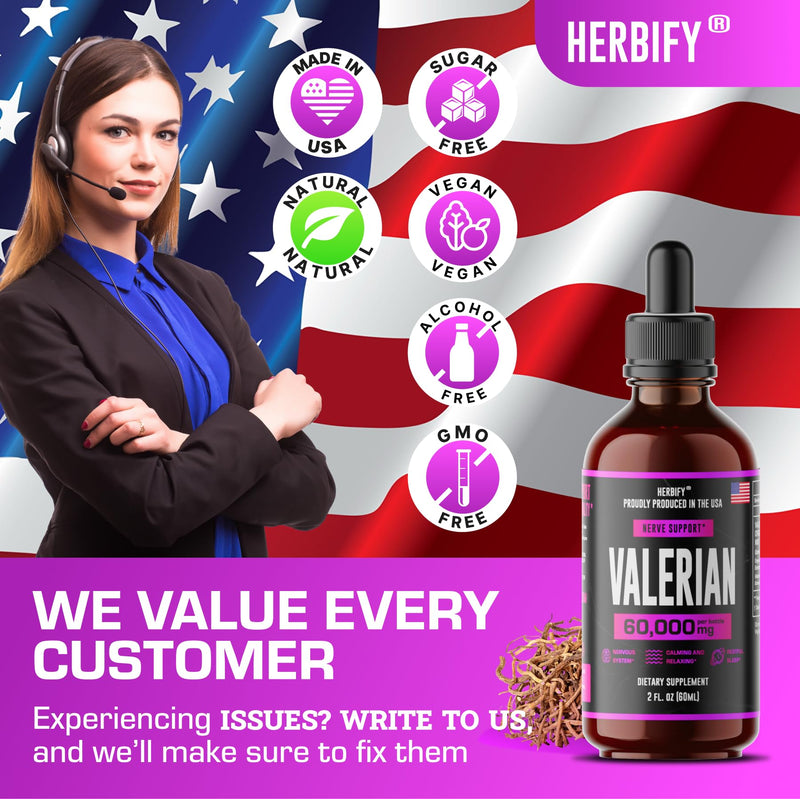 Valerian Root - Valerian Root Natural Supplement - Valerian Root Tincture – Nervous System Support - Vegan, Organic, 2 Fl oz - BeesActive Australia
