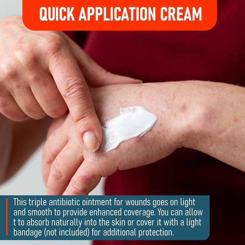Triple Antibiotic Ointment 1 oz Tube 4 Pack with Bacitracin Zinc and Neomycin Sulfate, Healing Preventative First Aid Cream for Minor Wounds, Burns, Cuts, Scratches, and Abrasions - BeesActive Australia