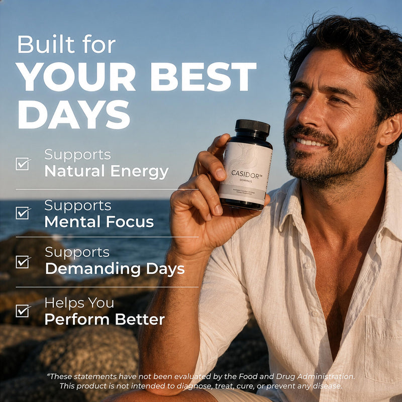 Dominus - Multivitamin for Men – AM & PM Daily Vitamin System for Energy (Day) & Recovery (Night) | 30 Day Supply | with CoQ10, PQQ, Ashwagandha, Magnesium, Zinc