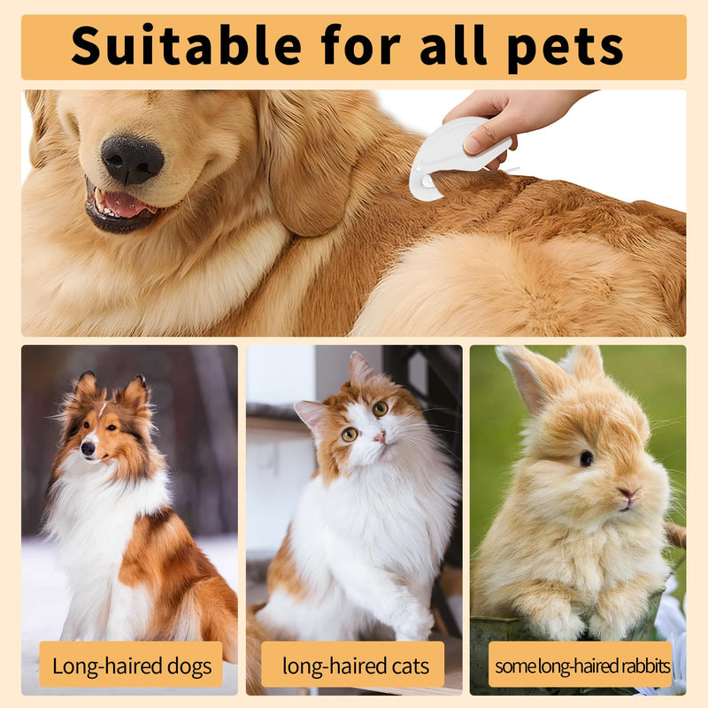 5pcs Pet Knotting Comb，De Knotting Comb for Cats，Dog，Multifunctional Pet Grooming Tool,Pet Hair Removal Tool，Pet Knotting Comb for Medium to Long Hairs for Removing Tangled and Loose Hair - BeesActive Australia