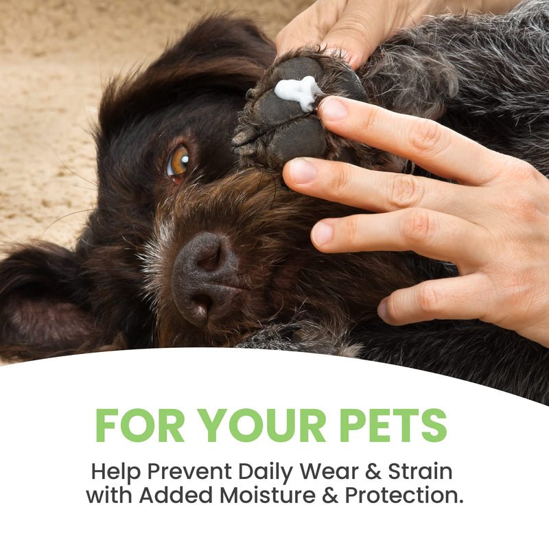 Paw Conditioning Treatment - Dog Paw Moisturizer to Heal and Repair Dry, Cracked, and Damaged Paws and Nose - Paw Soother for Dogs with Organic Shea Butter and Essential Oils - 2oz - PawsPlanet Australia
