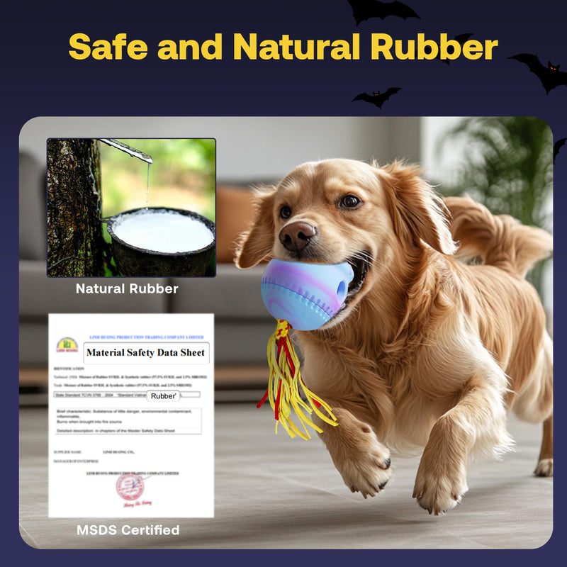 Dog Toy with Rope and Mold to Frozen Treat, Natural Rubber, Safe and Indestructible Dog Chew Toy for Medium and Large Dog, Interactive Dog Toy Keeps Dog Busy, Easy to Clean Dog Licking Toy - BeesActive Australia