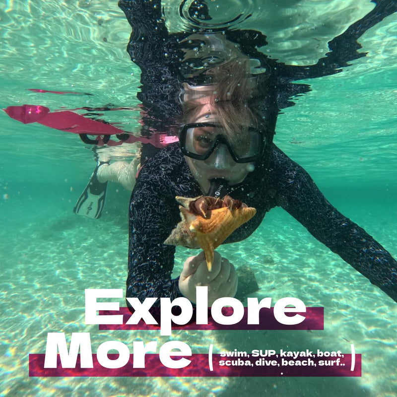 Swim Buoy for Open Water with Dry Bag 15L - Fully Waterproof Swim Bubble - Be Safe with Higher Visibility, Toughened Nylon and Rest Handle Swimming Buoy - Open Water Buoy for All Season Swimmers Pink - BeesActive Australia