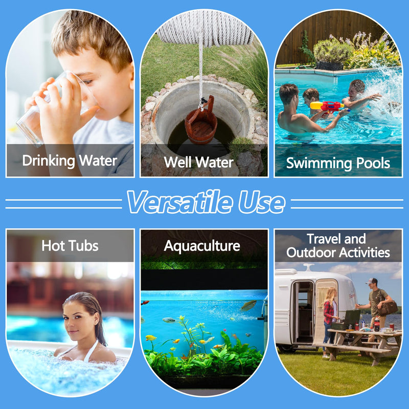 Coliform Bacteria Test Kit: 12-Pack Easy at-Home Well, Tap, Pool, Spring, Pond, Lake Drinking Water Quality Test 12 Tests