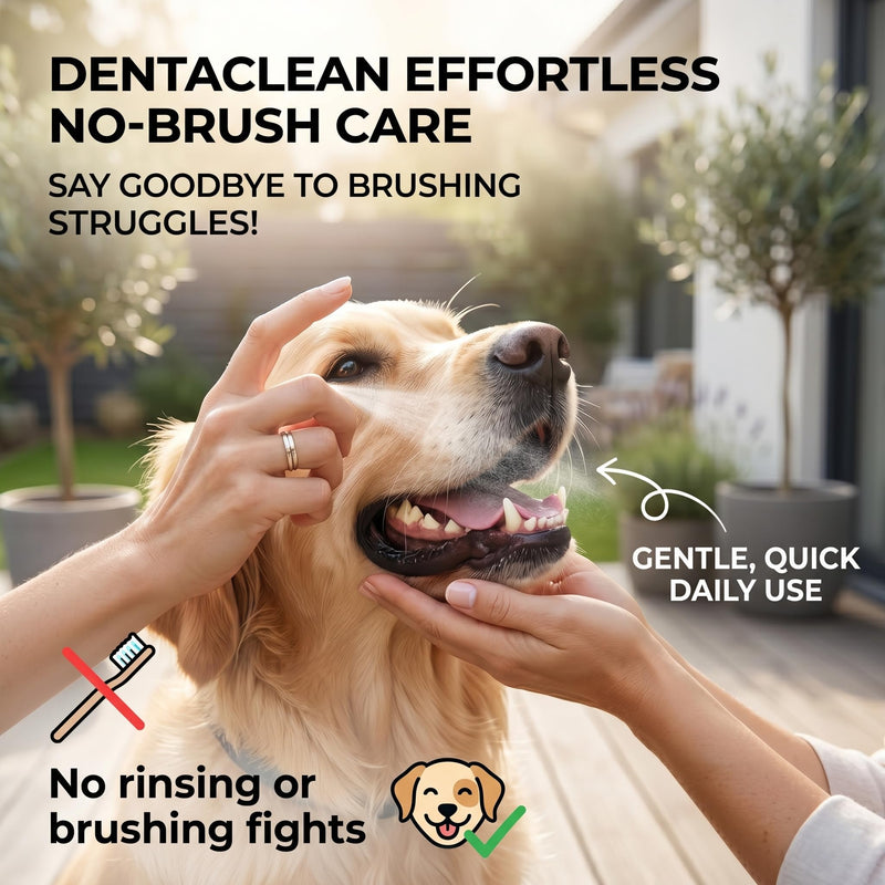 Dentaclean Spray for Dogs & Cats, Paw Guardian Dental Spray, Natural No-Brush Oral Care, Freshens Breath, Tartar Remover & Supports Gum Health, Pet Denta Clean Spray, 100ml