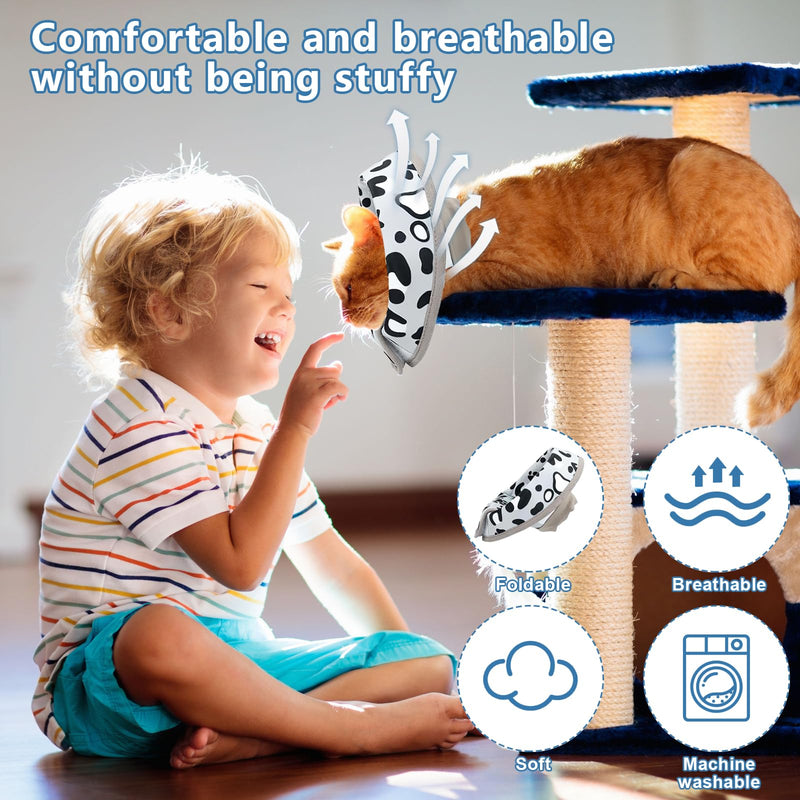 FAINCA Cat Neck Brace, Cat Collar, Adjustable Neck Brace for Cats, Soft Cat Neck Brace, Cat Neck Collar for After Operations and Injuries, Prevents Licking Wounds (Grey/S) SY-MXQ-S - BeesActive Australia