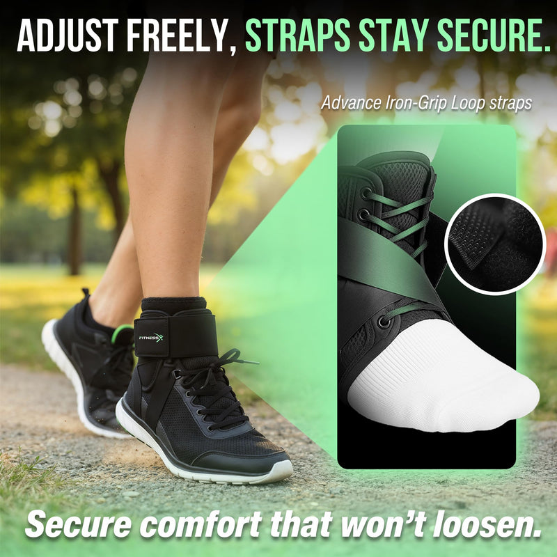 Lace-Up Ankle Brace for Men, Adjustable Sprained Ankle Brace for Women with Side Stabilizers and Straps, Breathable Compression Wrap, Foot Brace for Injured Foot, Sports, Recovery (S) Small