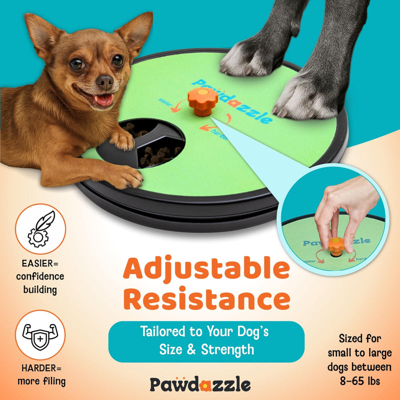 Dog Nail Scratch Board with Treat Box - Interactive Dog Scratch Pad for Nails with Built-in Reward System | Non-Slip Base & Extra Sand Paper Sheet Included, Stress-Free File Board for Pets - BeesActive Australia