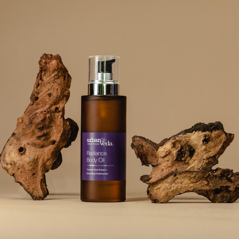 Urban Veda Body Oil with Vitamin E Oil | Collagen Oil for Skin Tightening | JojobaOil | Dark Spot Remover with TurmericOil| Bio Oil SkincareOil Stretch Marks | Body Oil for Women & Men | 3.40 Fl oz Frankinscence & Lavender