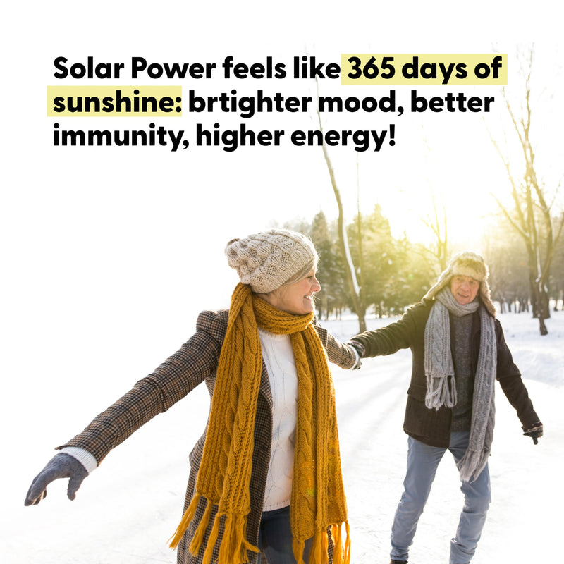LIVELY VITAMIN CO. Solar Power Vitamin D3 2000 iu - Patented Vitamin K - MK7 - Immune Balance - Brain Function - Mood - Heart - Stress - 60 Count 60 Count (Pack of 1)