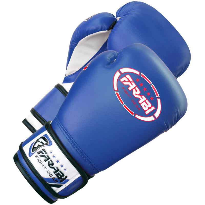 Farabi Sports Kids Boxing Gloves 4, 6, 8-oz Boxing Gloves for Kids Junior Boxing Gloves Youth Boxing Gloves Boys and Girls Boxing Training Gloves for MMA Muay Thai & Punching Bag Blue