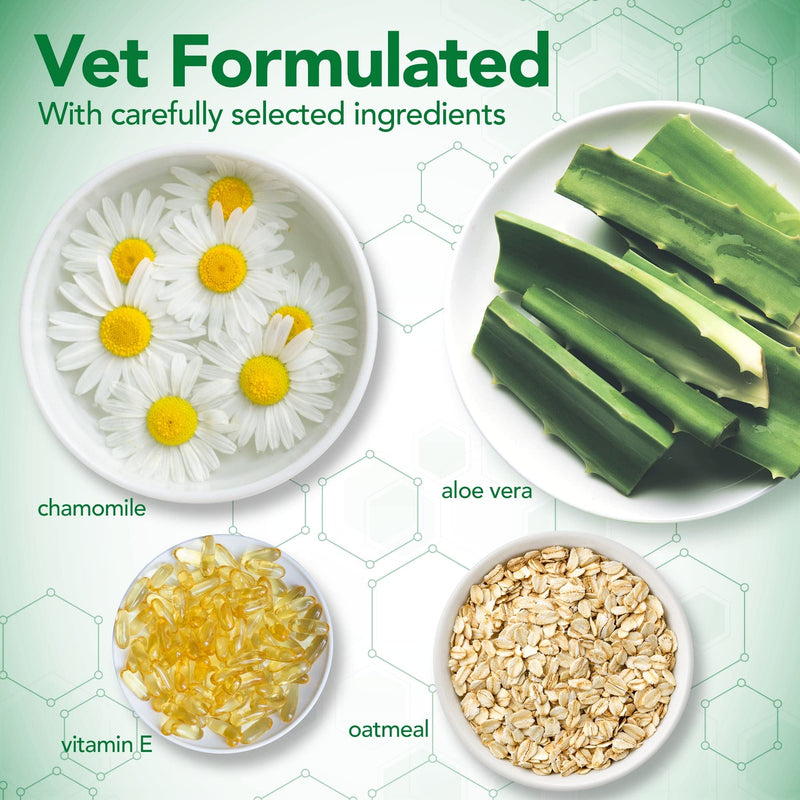Vet's Best Waterless Dog Bath | No Rinse Dry Shampoo for Dogs | Natural Formula Refreshes Coat and Controls Odor Between Baths | 5 Ounces,White/Tans - PawsPlanet Australia