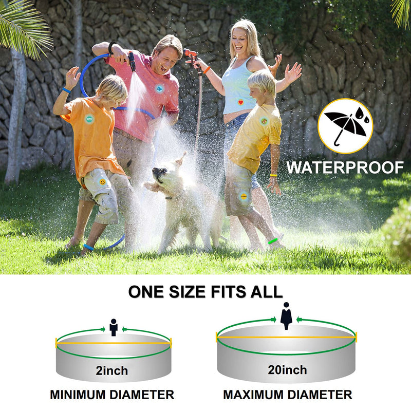 Mosquito Repellent Bracelets 48 Pack Individually Wrapped Mosquito Repellent Bands for Kids and Adults with 24 Pcs Mosquito Repellent Stickers for Indoor and Outdoor Protection Blue - BeesActive Australia