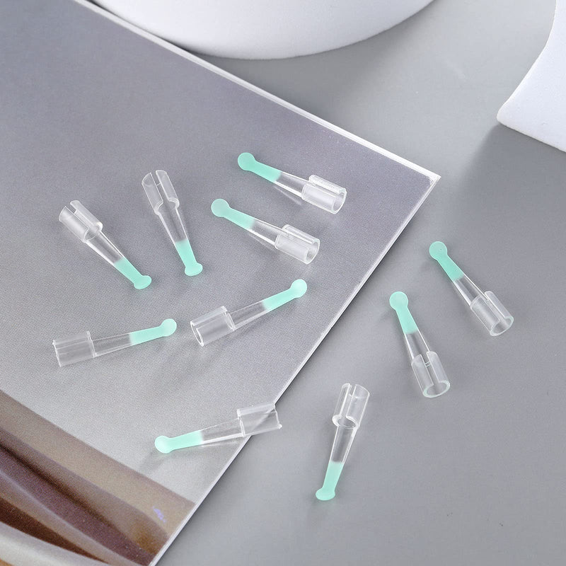 20 Pieces Ear Spoon Tips Cleaner Replacement Set for 3.5 mm Otoscope Plastic Reusable Ear Cleaner Tips for Teens Adults Family Health Care - BeesActive Australia