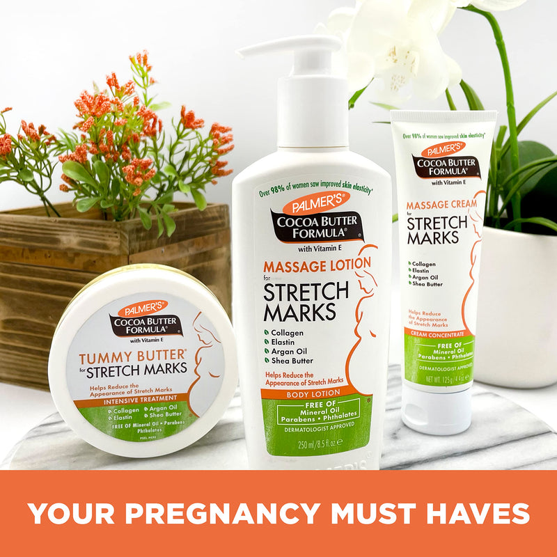 Palmer's Cocoa Butter Formula Massage Cream for Stretch Marks and Pregnancy Skin Care, 4.4 Ounces (Pack of 2) 4.4 Ounce (Pack of 2)