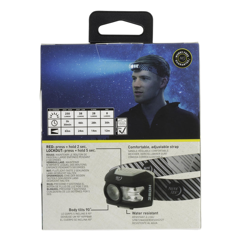 Nite Ize Radiant LED Headlamp 250 Lumen - Charcoal