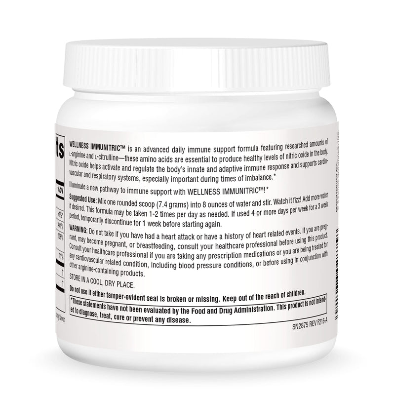 Source Naturals Immunitric, 8 oz Powder | with L-ARGININE & L-CITRULLINE | Nitric Oxide Builder For Immune System Support*