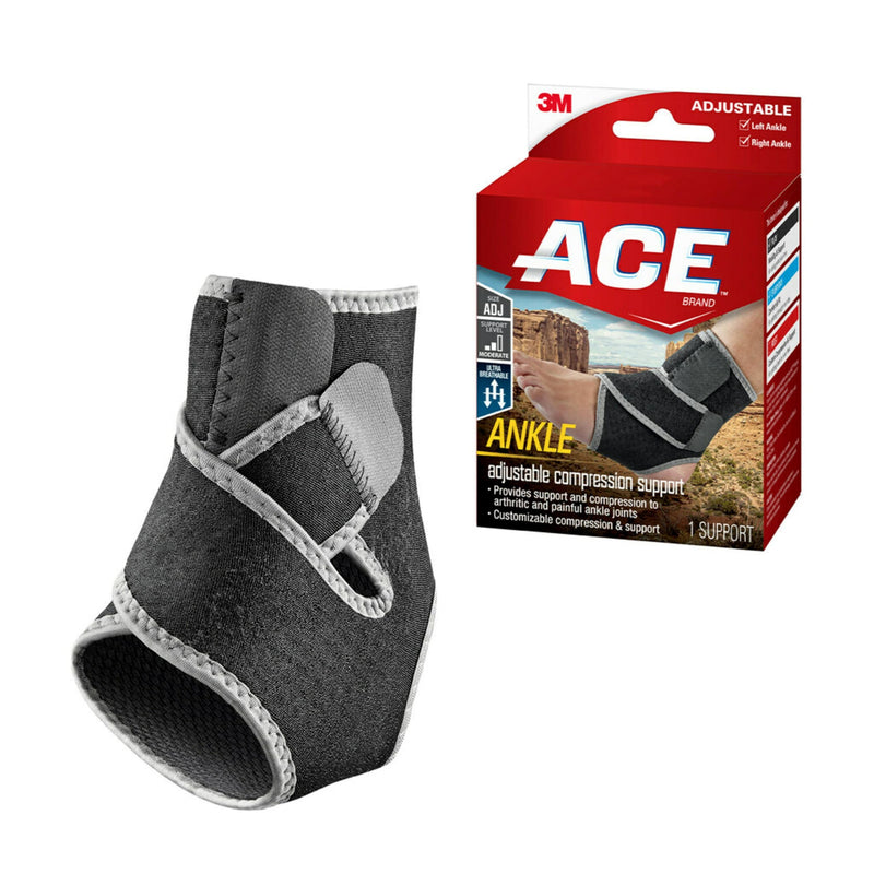 Ace Neoprene Ankle Brace, One Size (1 Brace)