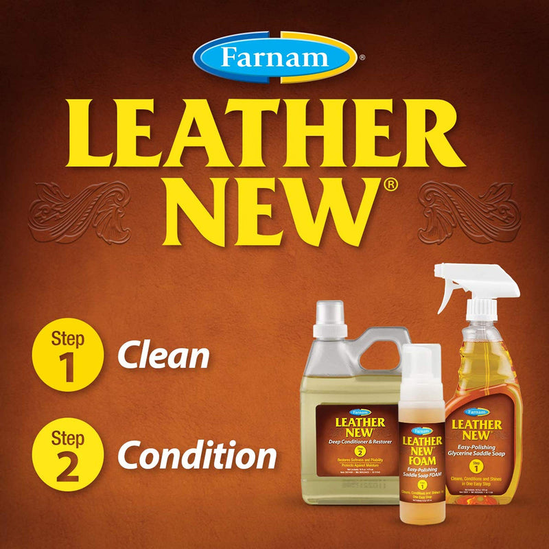 Farnam Leather New Foam Easy Polishing Saddle Soap Foam 7 Ounces - BeesActive Australia