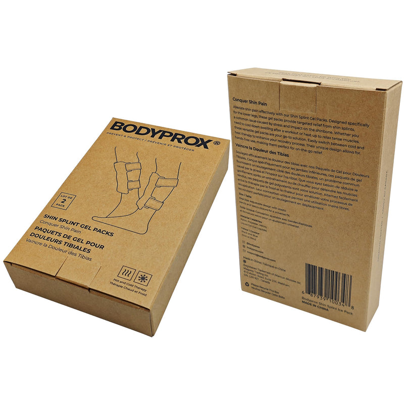 BODYPROX Shin Splint Ice Pack 2 Pack - Reusable Cold and Hot Wrap for Shin Splints Pain Relief, Flexible Ice Pack for Runners - BeesActive Australia