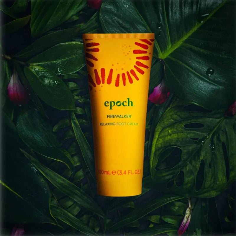 Nu Skin Epoch Fire walker Foot Cream | Infused with Hawaiian Ti Leaf & Babassu Oil | Soothes Tired Feet | Relaxing & Moisturizing Making it Travel Essentials | Foot Care | 3.4 Fl Oz | 2 Pack 3.4 Fl Oz (Pack of 2) - BeesActive Australia