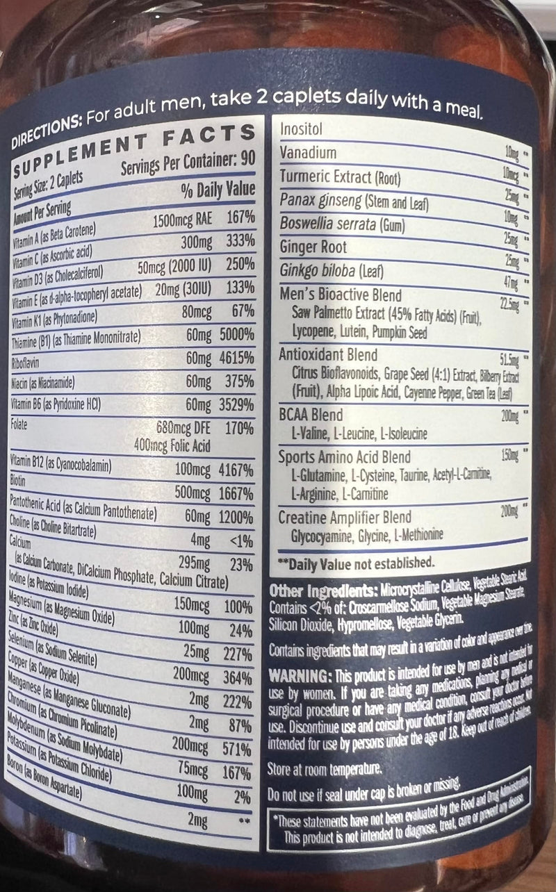 Vitamin World Ultra 360 Men's Multi Sport (180)