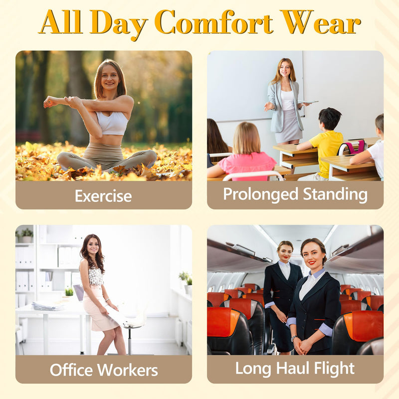 Medical Compression Tights Women, 20-30 mmHg Graduated Compression Pantyhose Men, Footless Compression Stockings, High Waist Compression Leggings, Support Hose for Varicose Veins, Edema, Dvt Medium Black