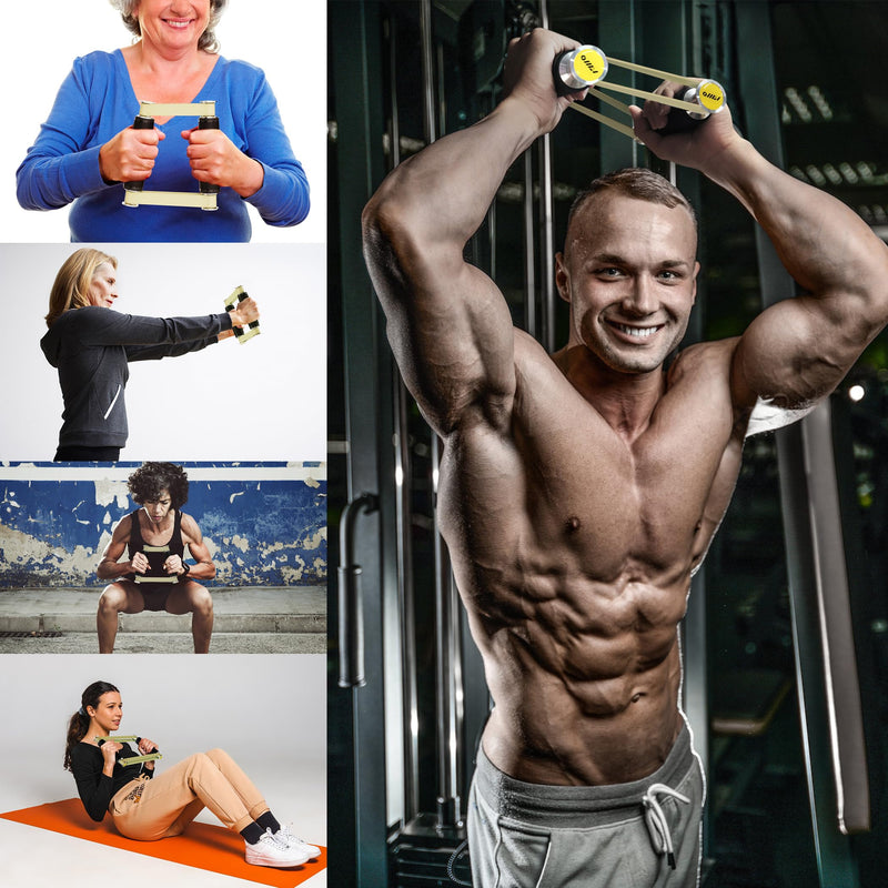 VAIIO rip Stick - Upper Body Workout Equipment,Portable Exercise Equipment,Home Workout Equipment - Upper Body, Shoulder and Joint Rehab - Quick Strength and Resistance Band Training Equipment Scrub 1