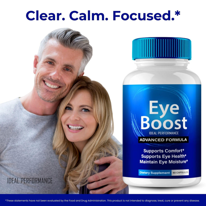 Eye Boost Capsules, Official Eye Boost Health Supplement Pills - Maximum Strength, All Natural Visual Wellness & Crystal Clear View, Premium EyeBoost Advanced Support Reviews (2 Pack)